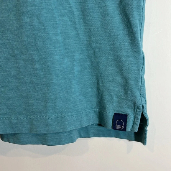 EVEN TIDE Men’s Large 100% Cotton Blue Short Sleeve Polo - Picture 4 of 7